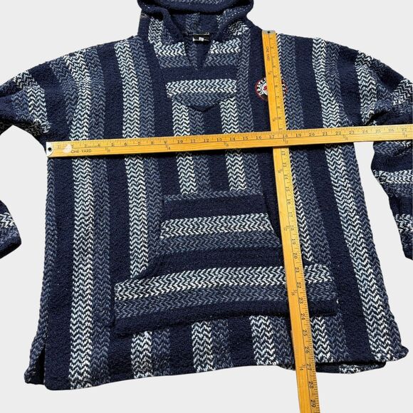 Grateful Dead Rock and Roll Hall of Fame Baja Hoodie XL Dancing Bear Drug Rug - Picture 12 of 15